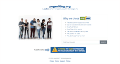 Desktop Screenshot of pegwriting.org