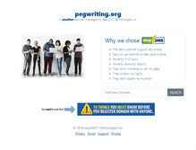Tablet Screenshot of pegwriting.org
