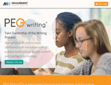 Tablet Screenshot of pegwriting.com